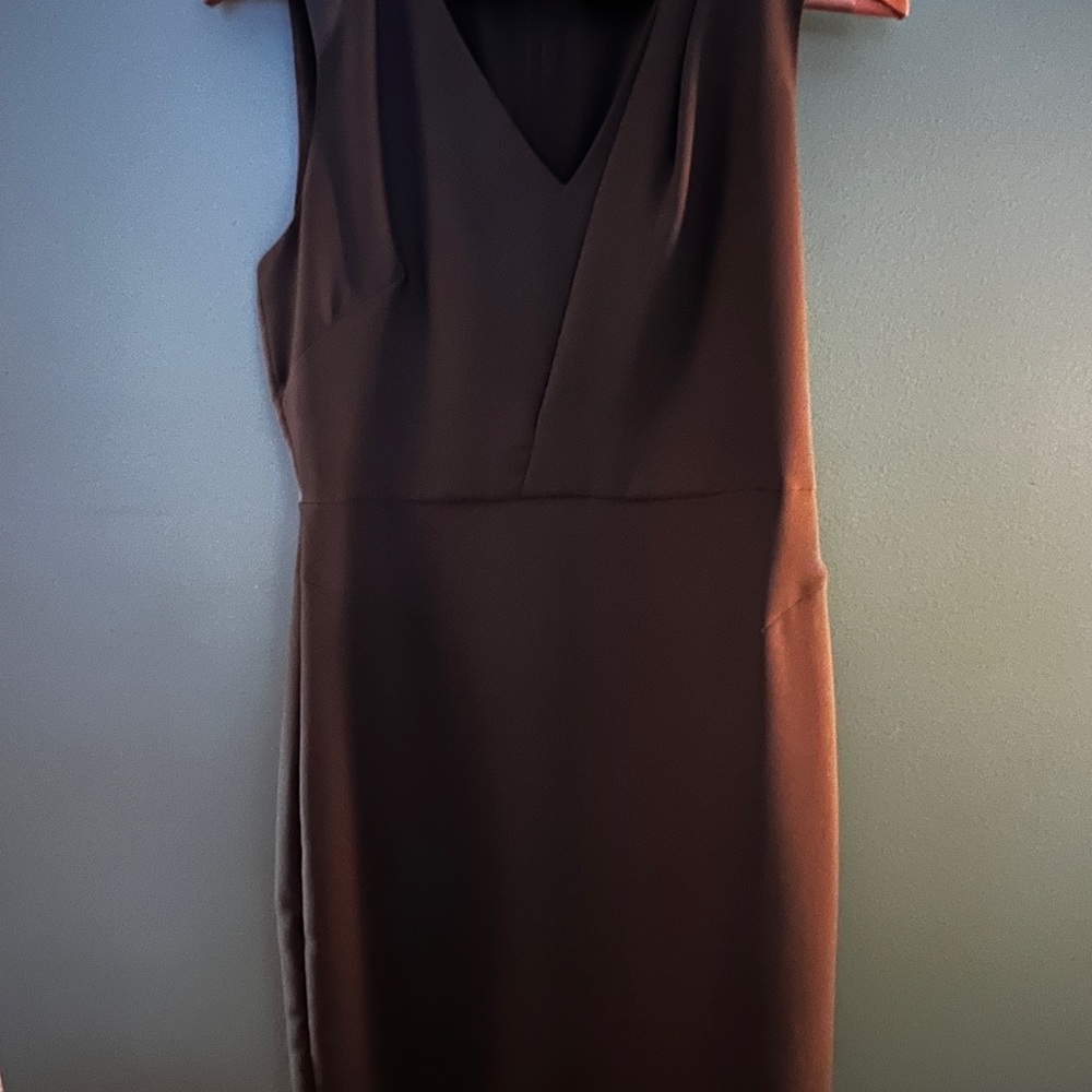 Elegant grey Sleeveless Dress